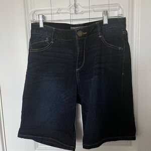 Wit & Wisdom denim shorts size 6  NWT